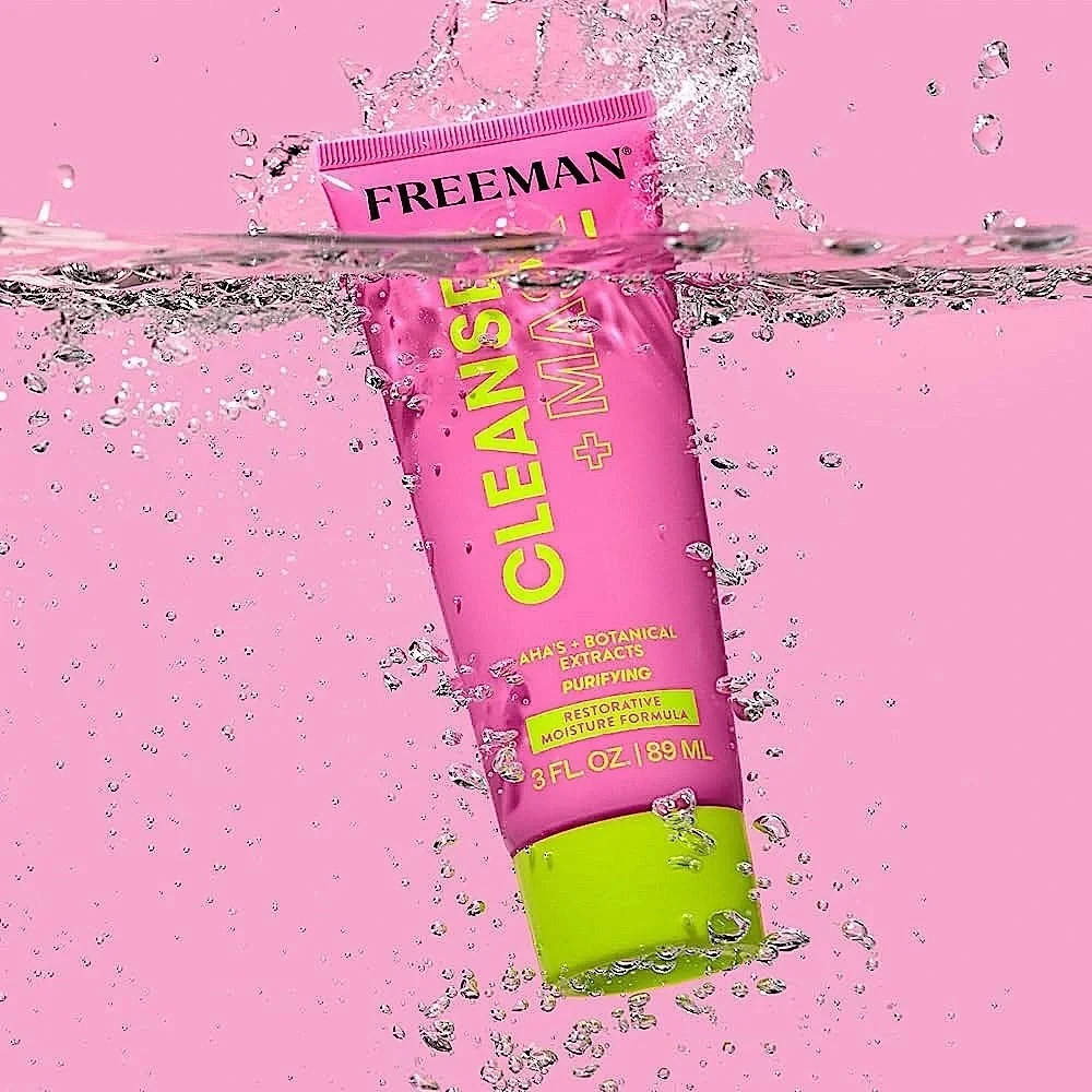 3/$12 Freeman Purifying Cleanser + Mask 3oz